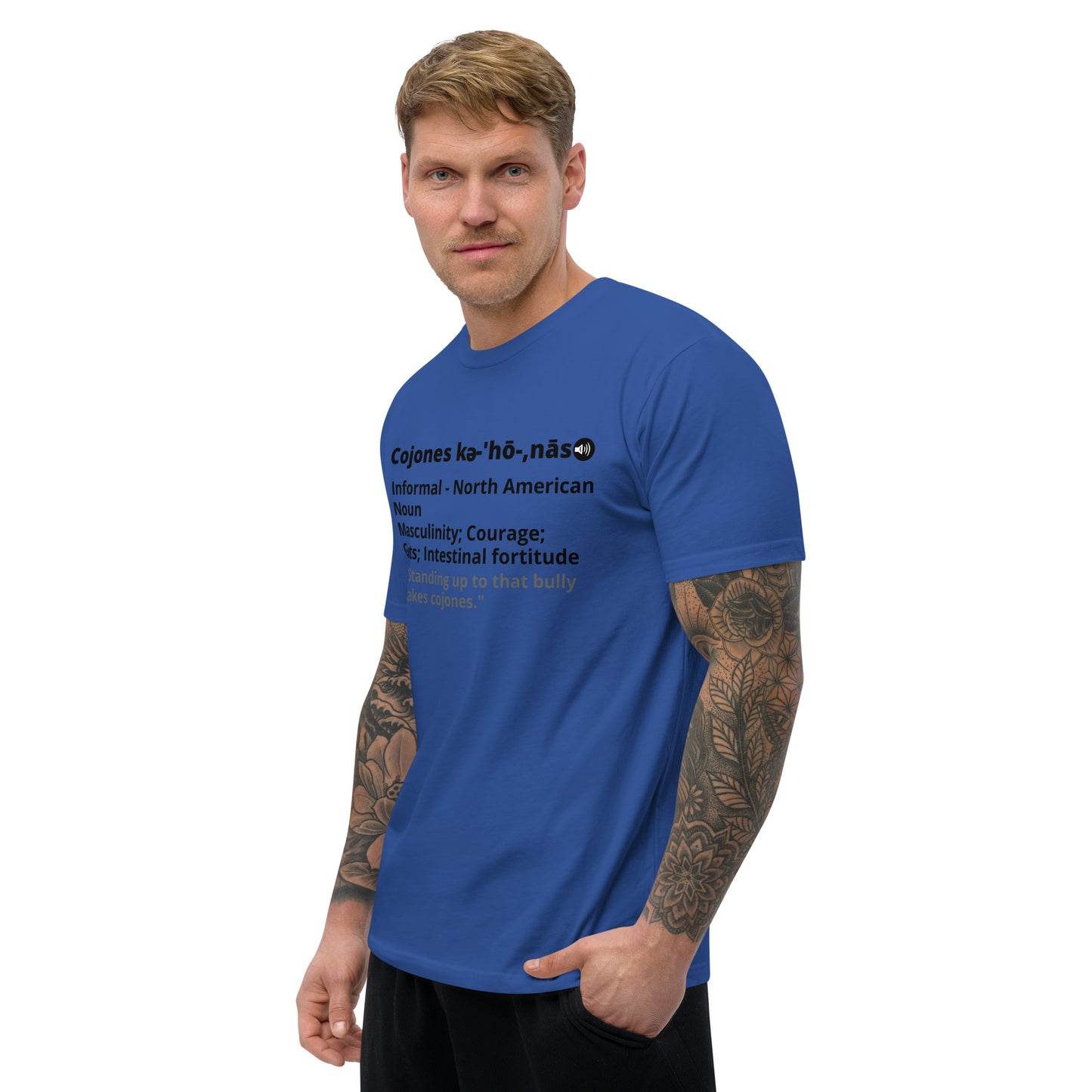 Cojones Definition Short Sleeve T-shirt